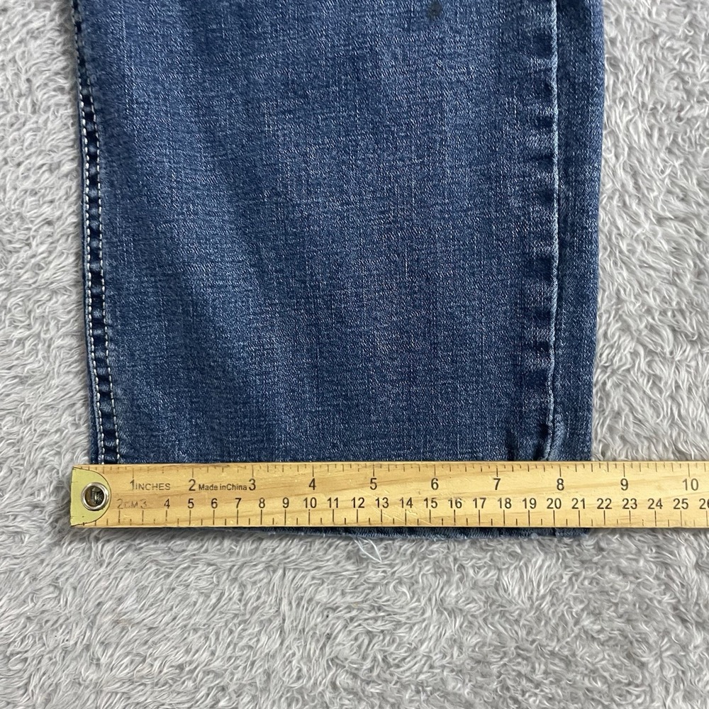 TK Axel Jeans Mens 36x30 Slim Boot Cut Blue Denim Medium Wash Mid Rise Stretch - Picture 8 of 10